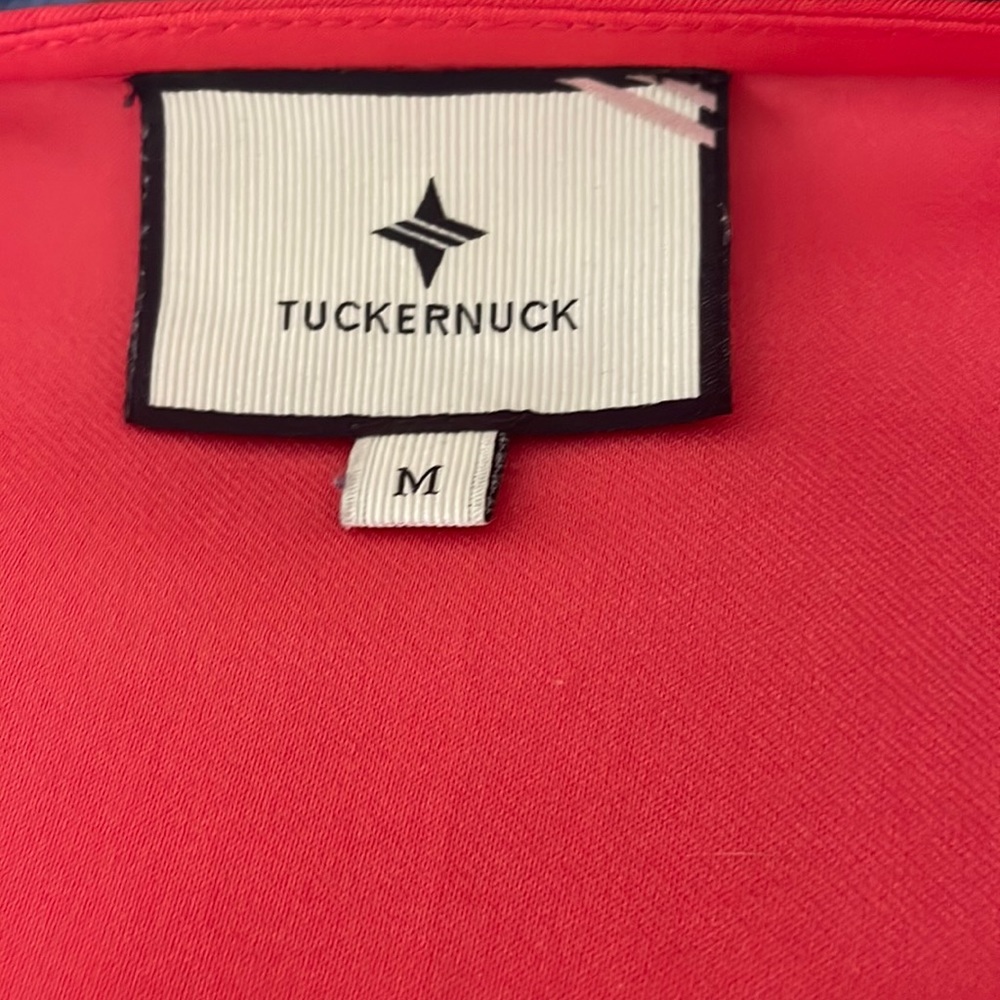 Red blouse from Tuckernuck . Casual or dressy .